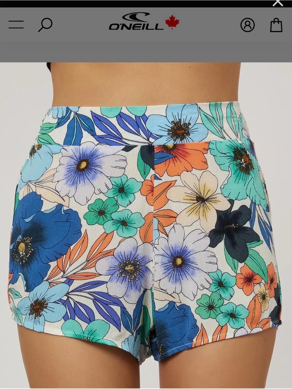 O'Neill Twyla Multicolor Floral Shorts